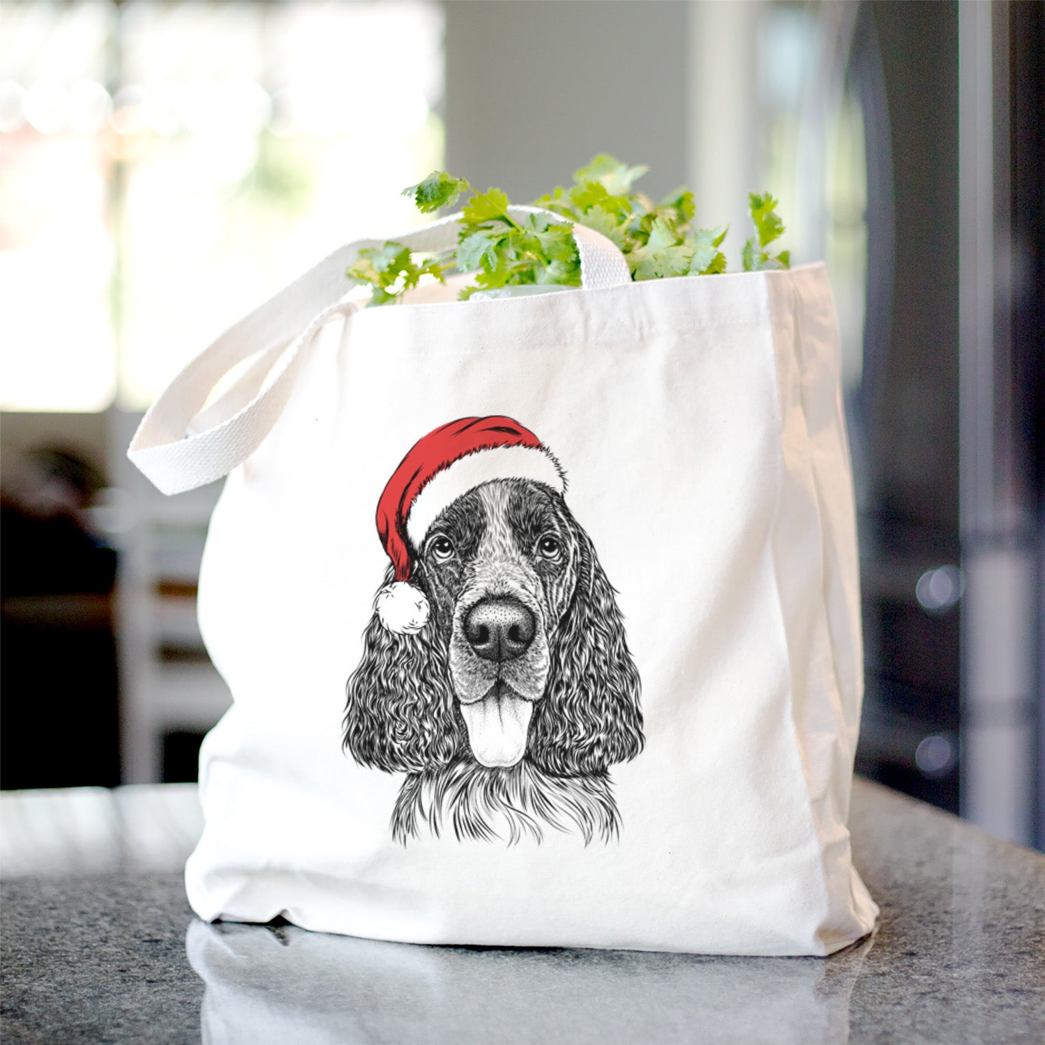 Duke the English Springer Spaniel - Tote Bag