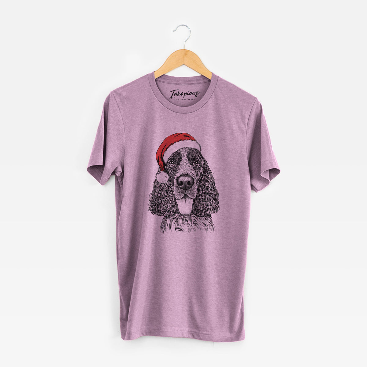 Santa Duke the English Springer Spaniel - Unisex Crewneck