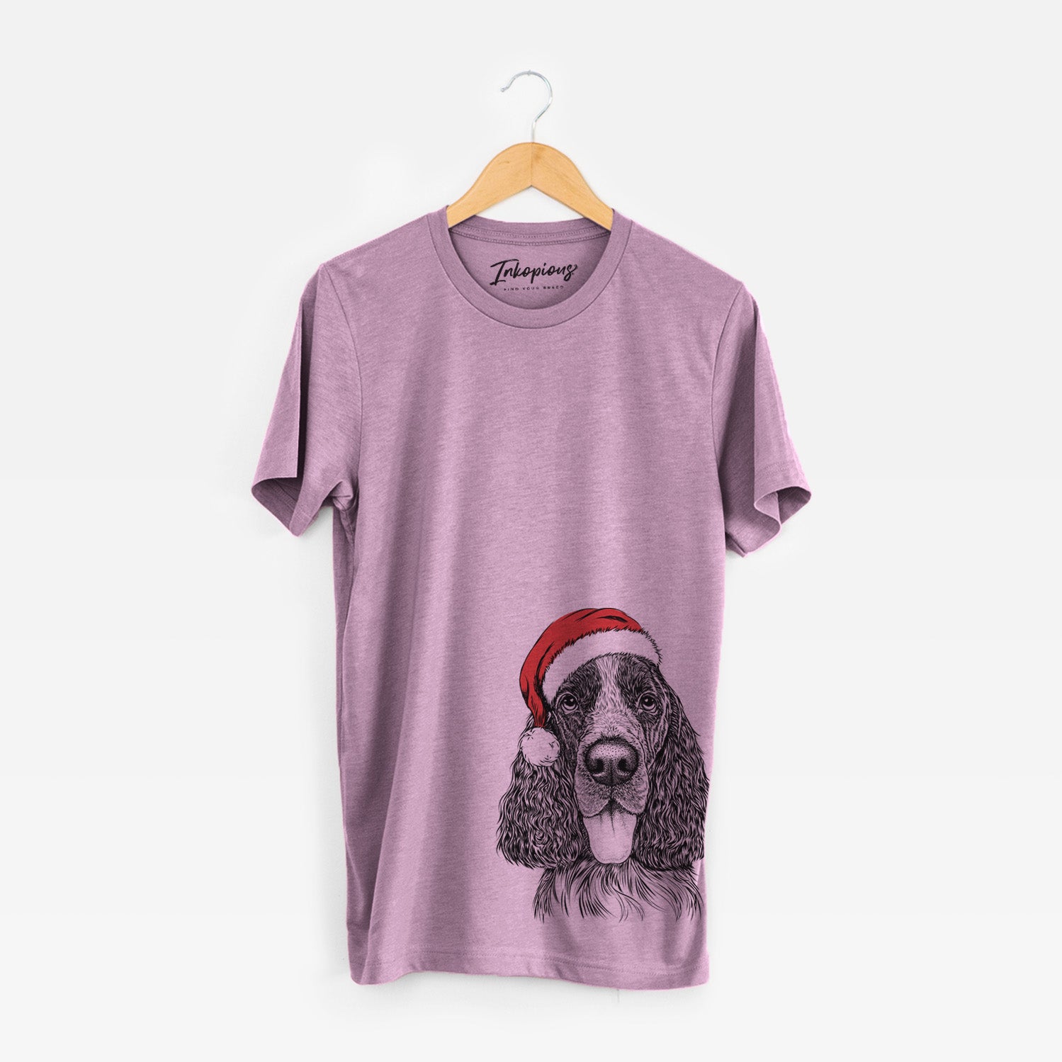 Santa Duke the English Springer Spaniel - Unisex Crewneck