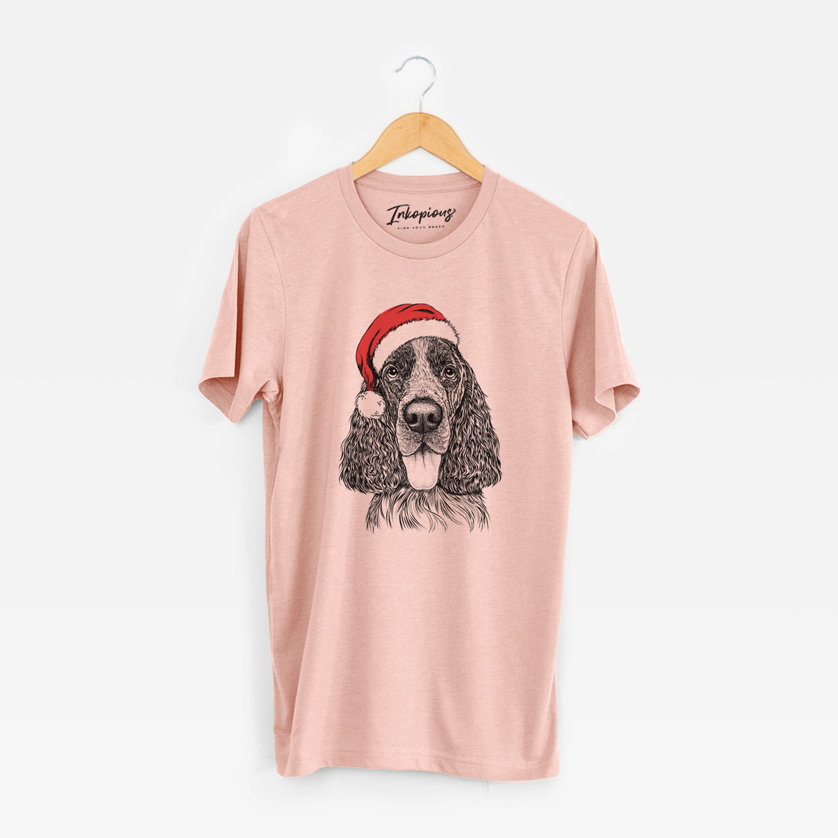 Santa Duke the English Springer Spaniel - Unisex Crewneck