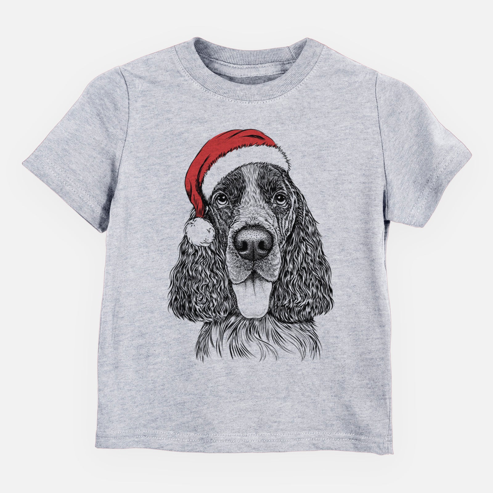 Santa Duke the English Springer Spaniel - Kids/Youth/Toddler Shirt