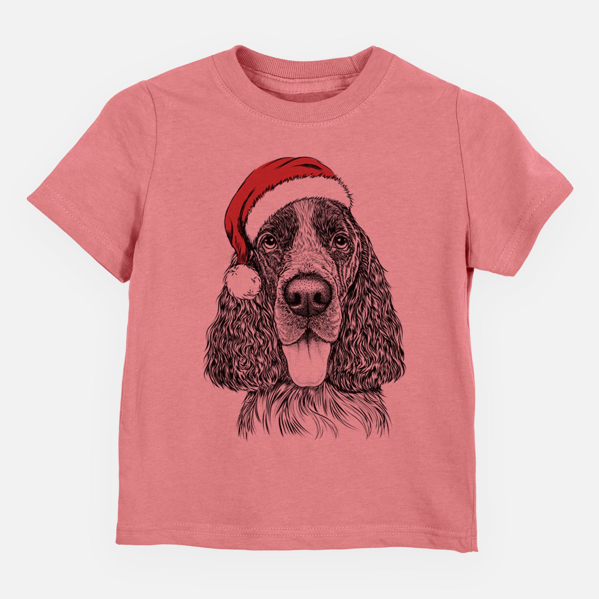 Santa Duke the English Springer Spaniel - Kids/Youth/Toddler Shirt