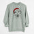 Santa Duke the Yellow Lab - Unisex Pigment Dyed Crew Sweatshirt