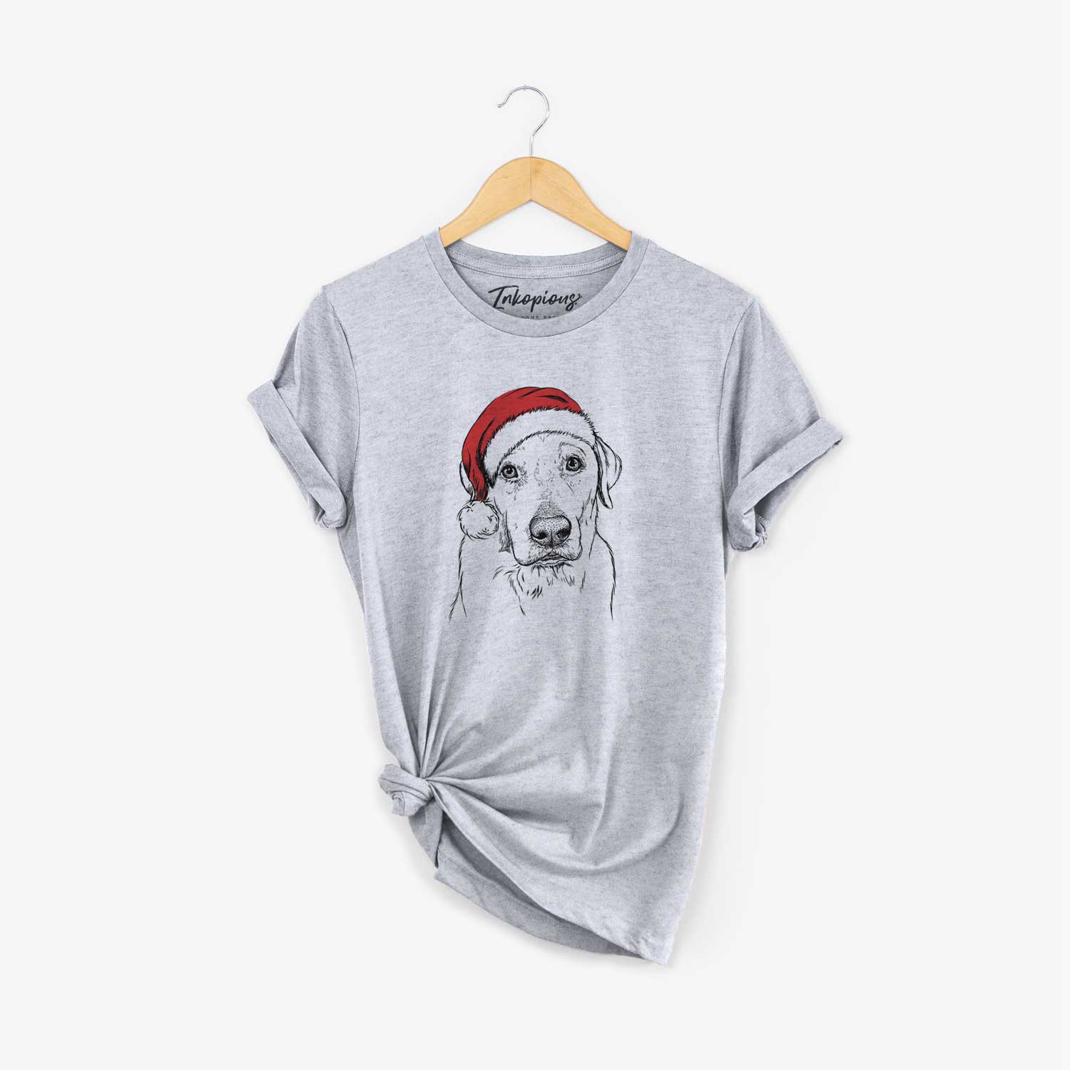 Santa Duke the Yellow Lab - Unisex Crewneck