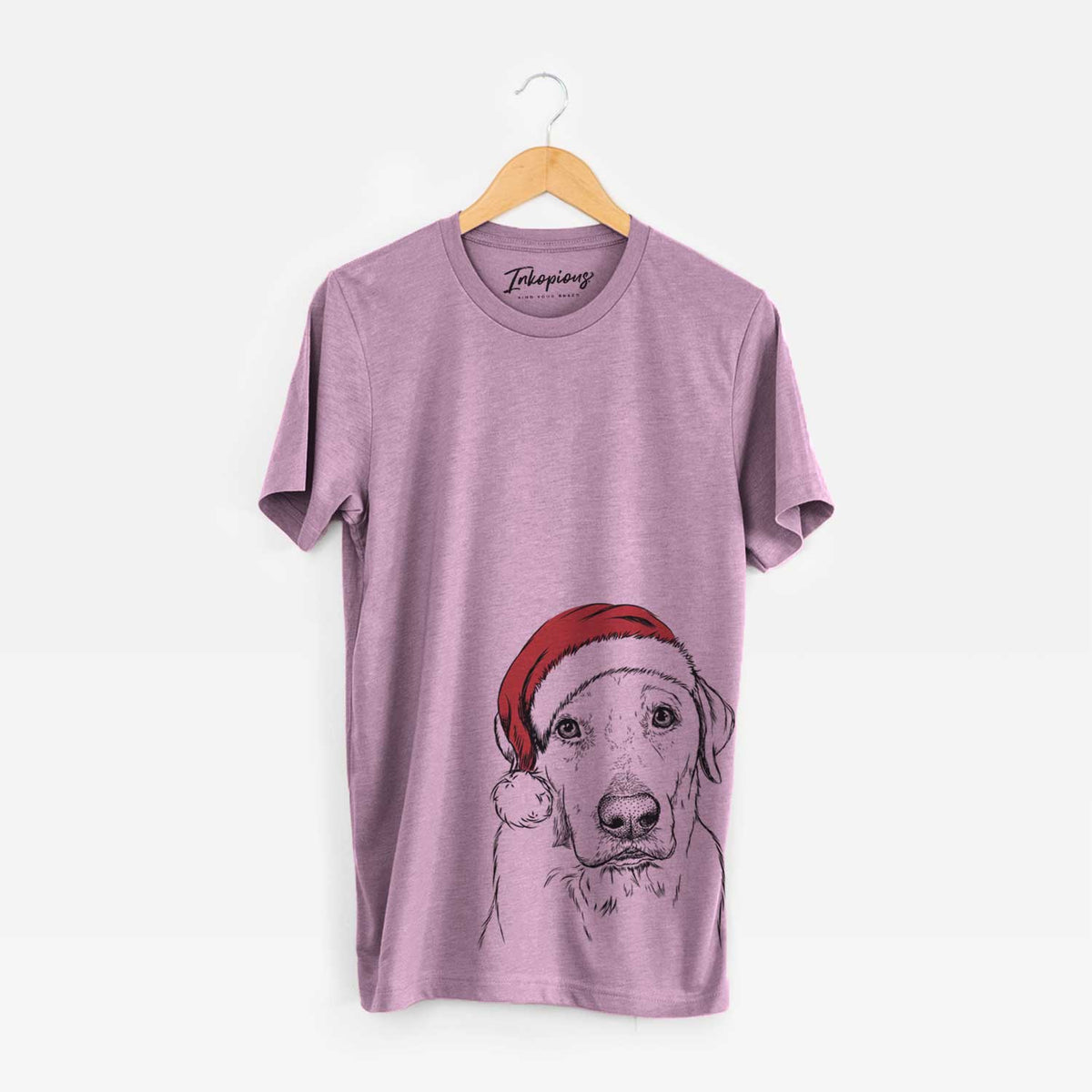 Santa Duke the Yellow Lab - Unisex Crewneck