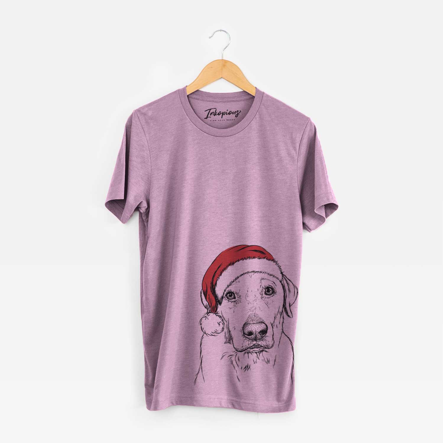 Santa Duke the Yellow Lab - Unisex Crewneck