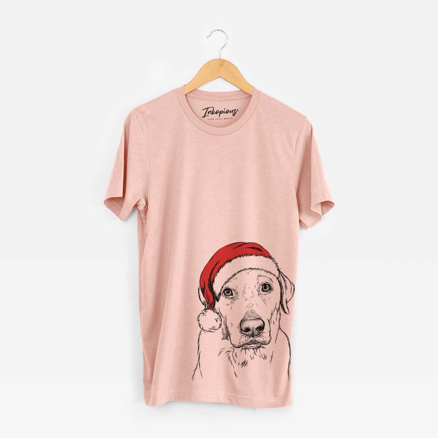 Santa Duke the Yellow Lab - Unisex Crewneck