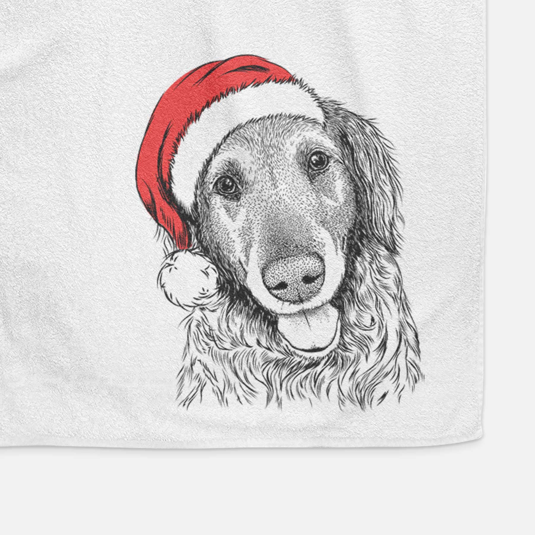 Duncan the Golden Retriever Decorative Hand Towel