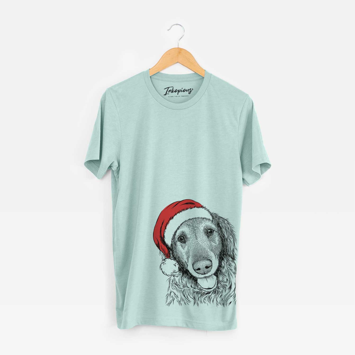 Santa Duncan the Golden Retriever - Unisex Crewneck