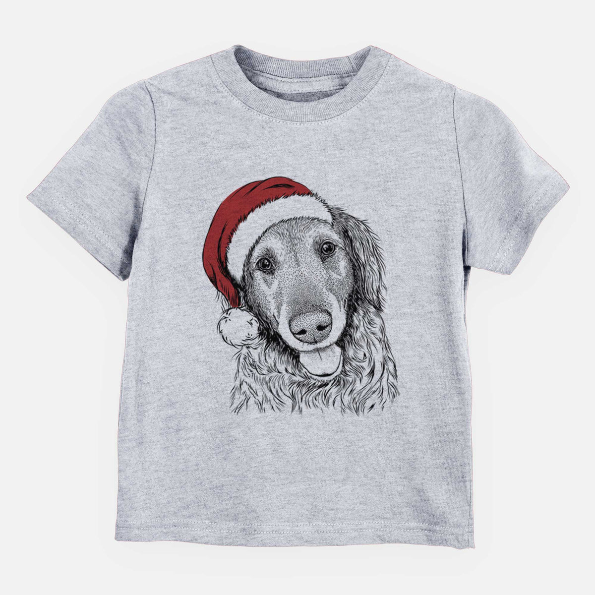 Santa Duncan the Golden Retriever - Kids/Youth/Toddler Shirt