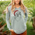 Santa Ed the Tibetan Spaniel - Cali Wave Hooded Sweatshirt