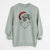 Santa Ed the Tibetan Spaniel - Unisex Pigment Dyed Crew Sweatshirt