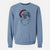 Santa Ed the Tibetan Spaniel - Unisex Pigment Dyed Crew Sweatshirt