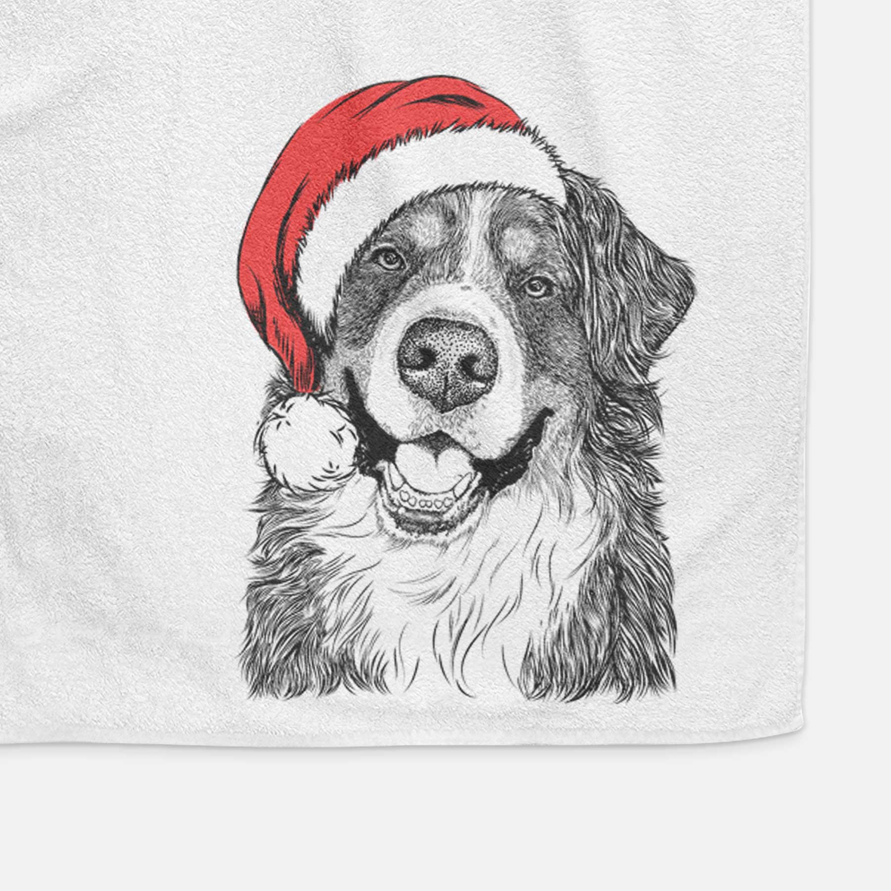 Eiger the Bernese Mountain Dog Decorative Hand Towel