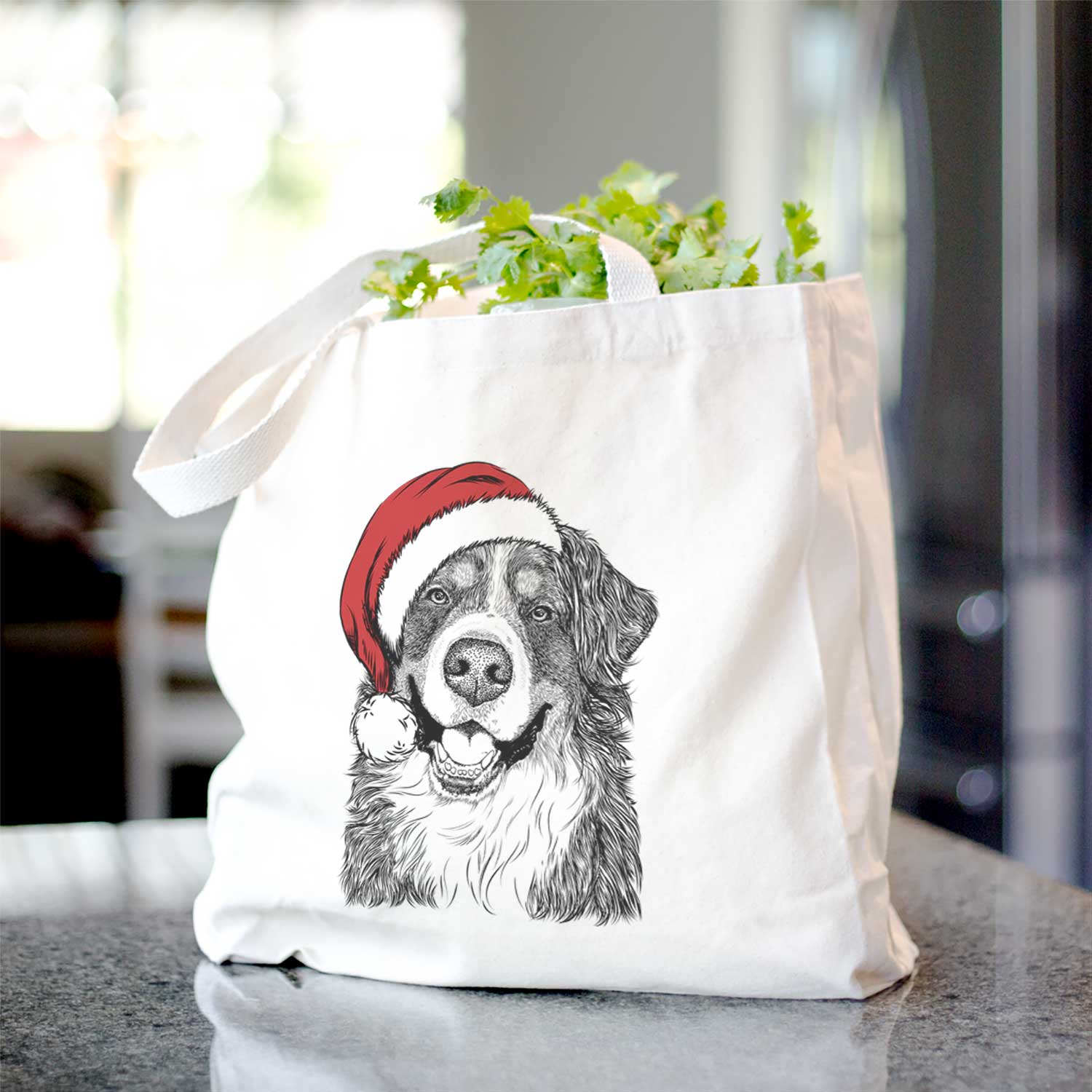 Eiger the Bernese Mountain Dog - Tote Bag