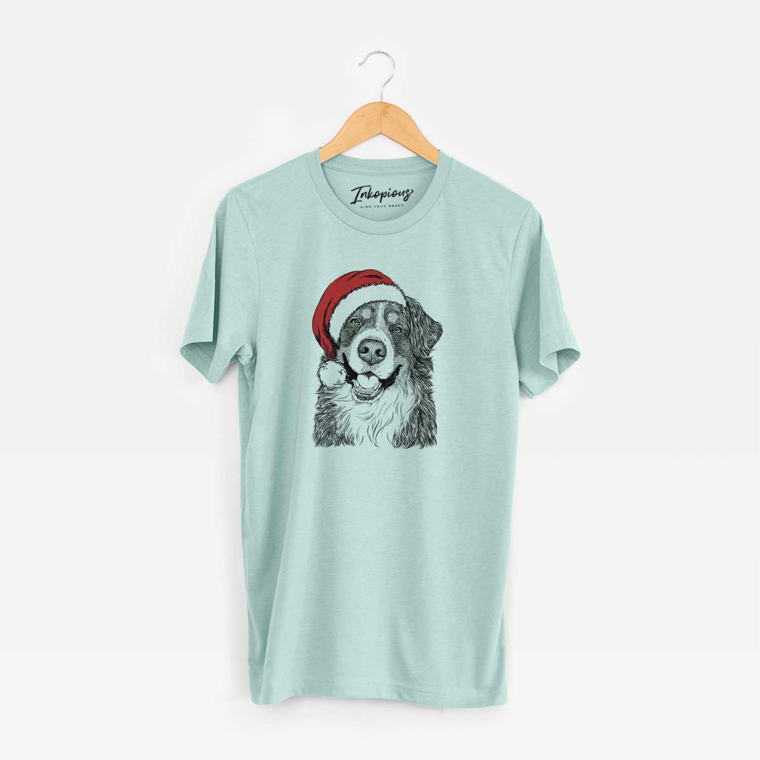 Santa Eiger the Bernese Mountain Dog - Unisex Crewneck