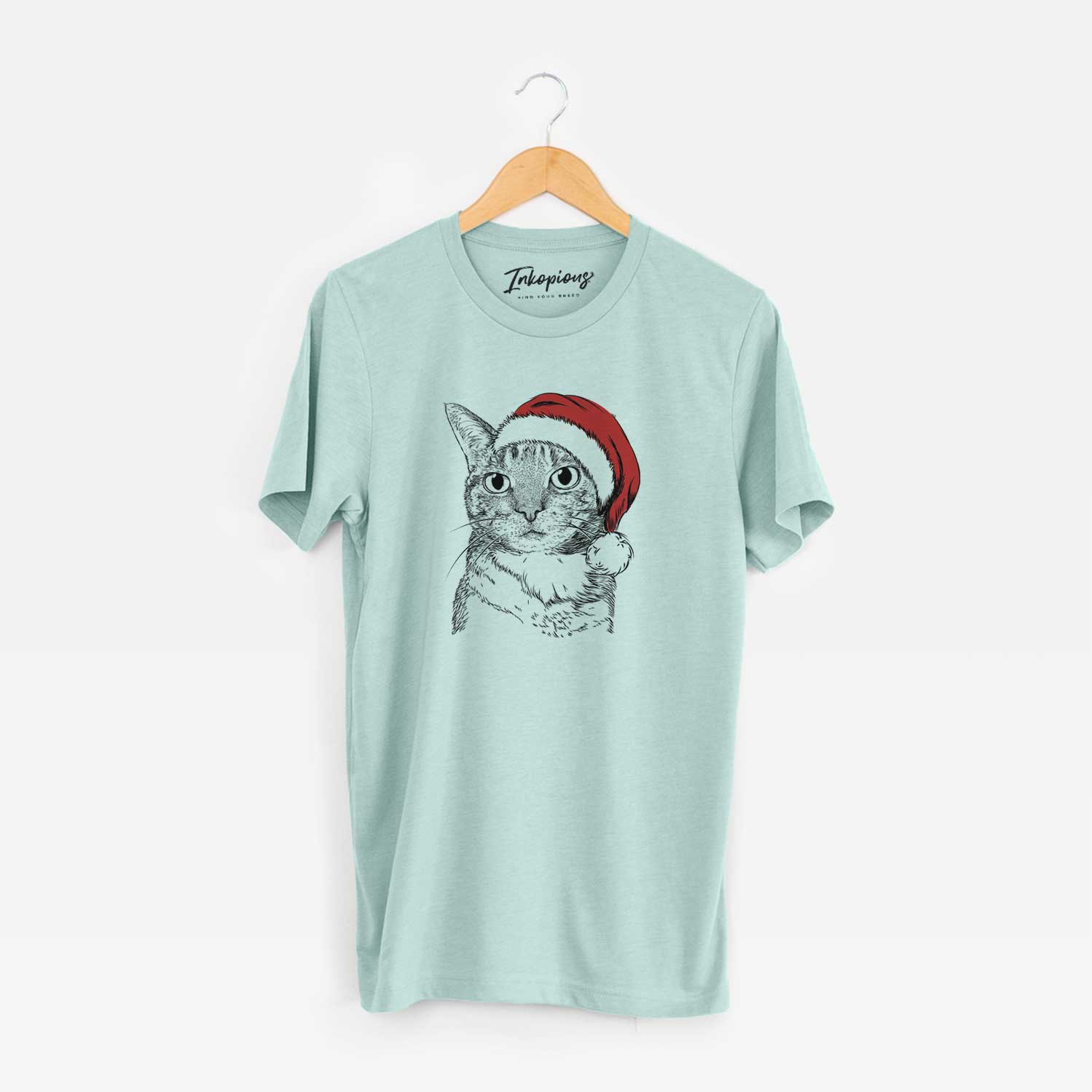 Santa Eleanor the Domestic Shorthair Cat - Unisex Crewneck