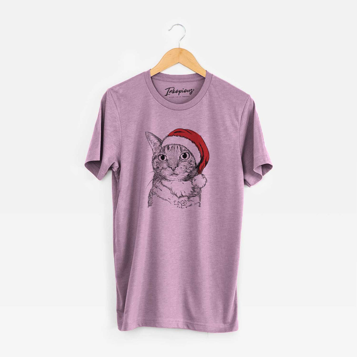 Santa Eleanor the Domestic Shorthair Cat - Unisex Crewneck