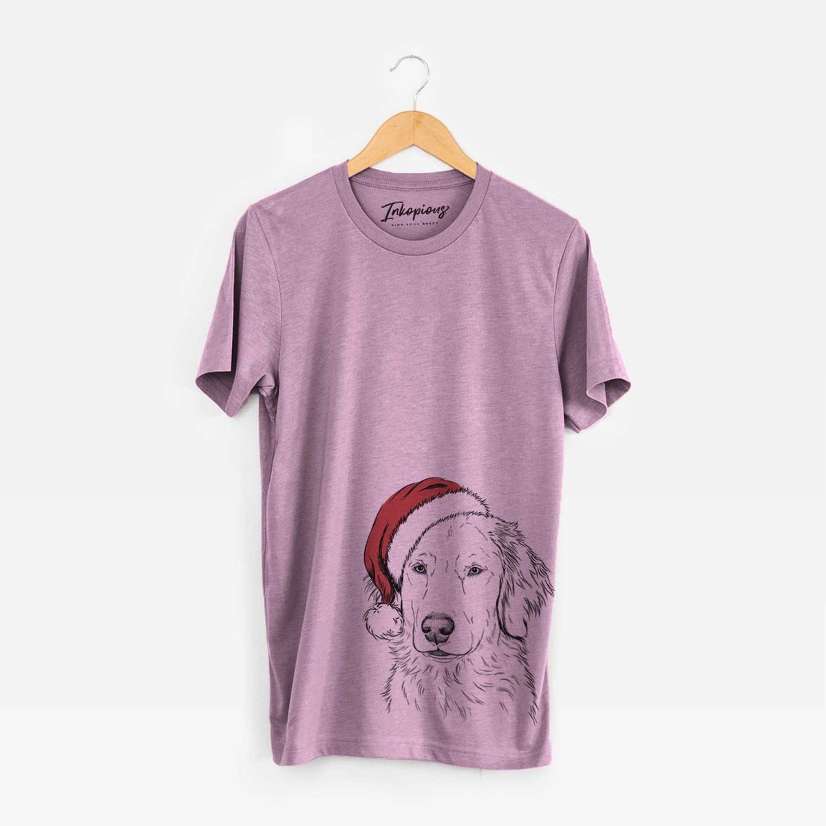 Santa Eli the Golden Retriever - Unisex Crewneck