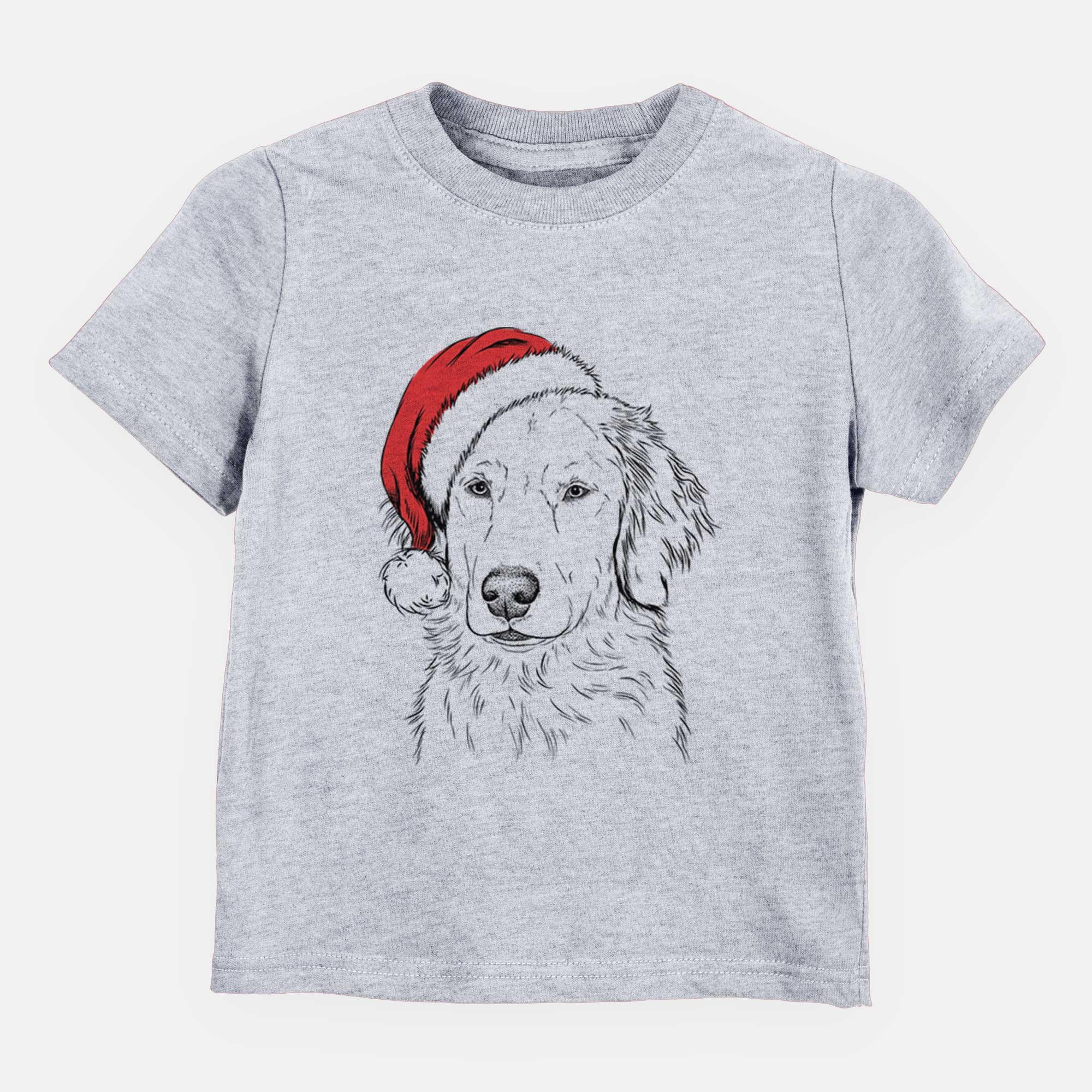 Santa Eli the Golden Retriever - Kids/Youth/Toddler Shirt