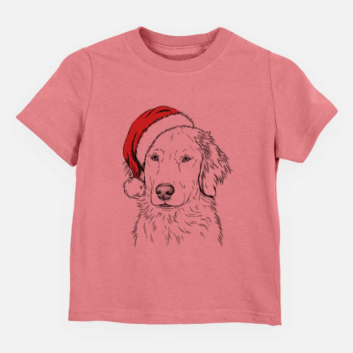 Santa Eli the Golden Retriever - Kids/Youth/Toddler Shirt