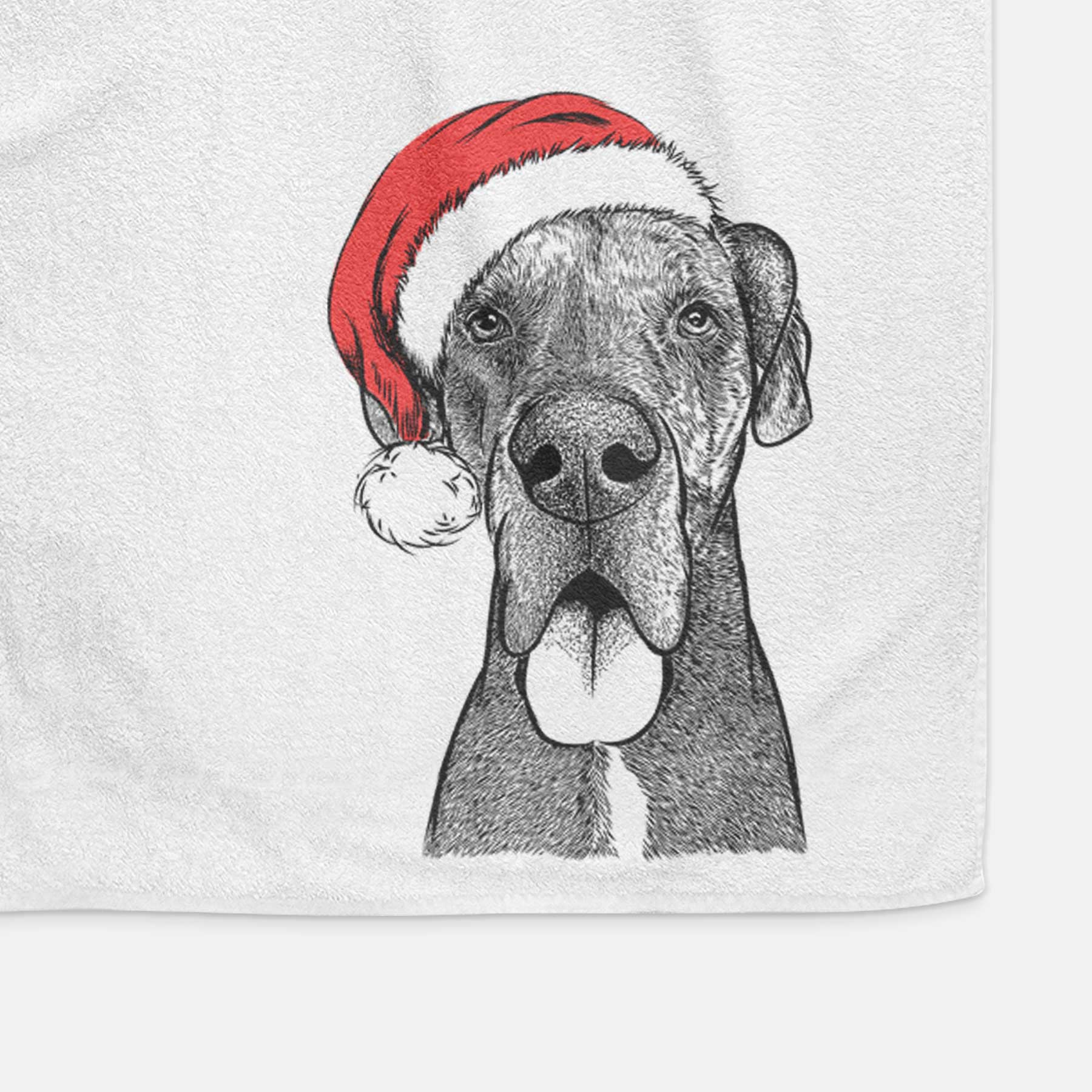 Eli the Great Dane Decorative Hand Towel