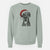 Santa Eli the Great Dane - Unisex Pigment Dyed Crew Sweatshirt