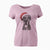 Santa Eli the Great Dane - Women's V-neck Shirt