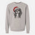 Santa Elizabeth the Cavalier King Charles Spaniel - Unisex Pigment Dyed Crew Sweatshirt