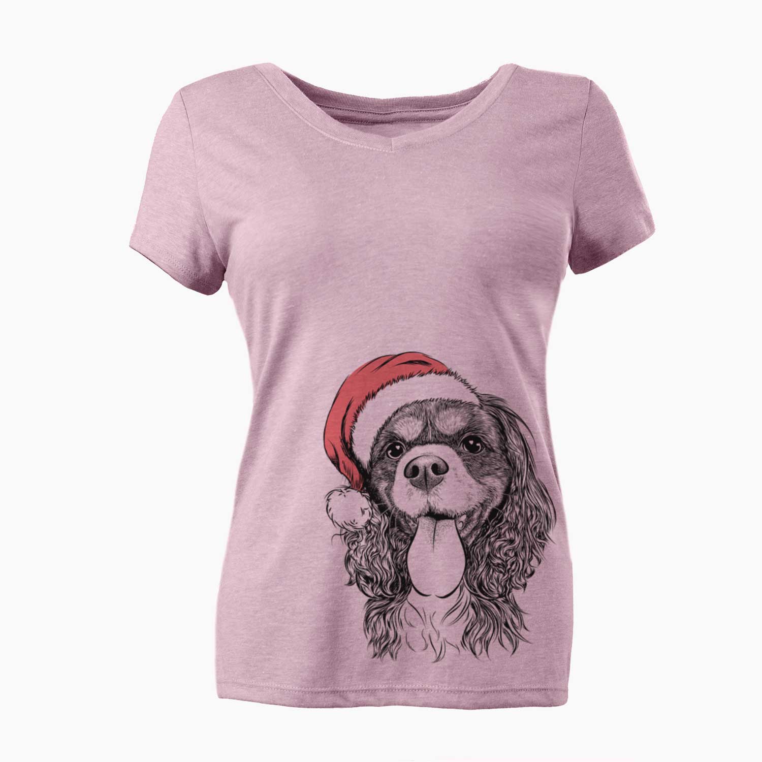 Elizabeth the Cavalier King Charles Spaniel - Women's V-neck Shirt