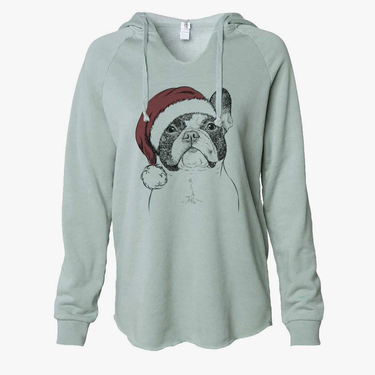 Ella the French Bulldog - Cali Wave Hooded Sweatshirt