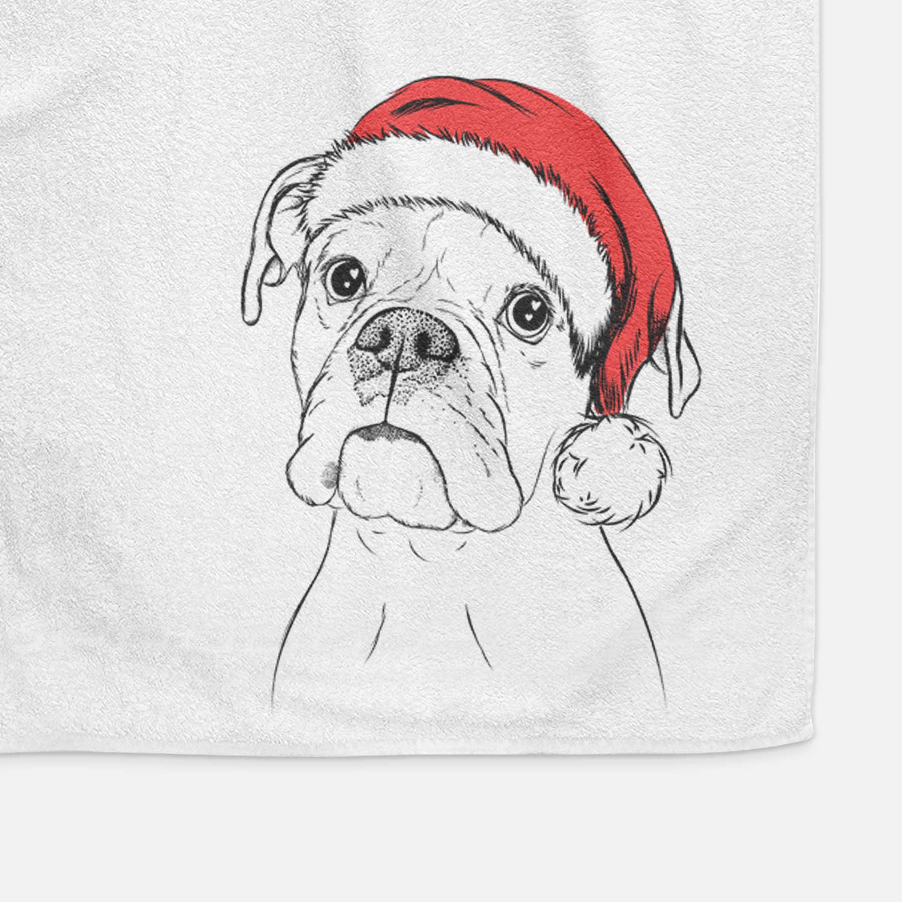 Ellie the Boxer Decorative Hand Towel