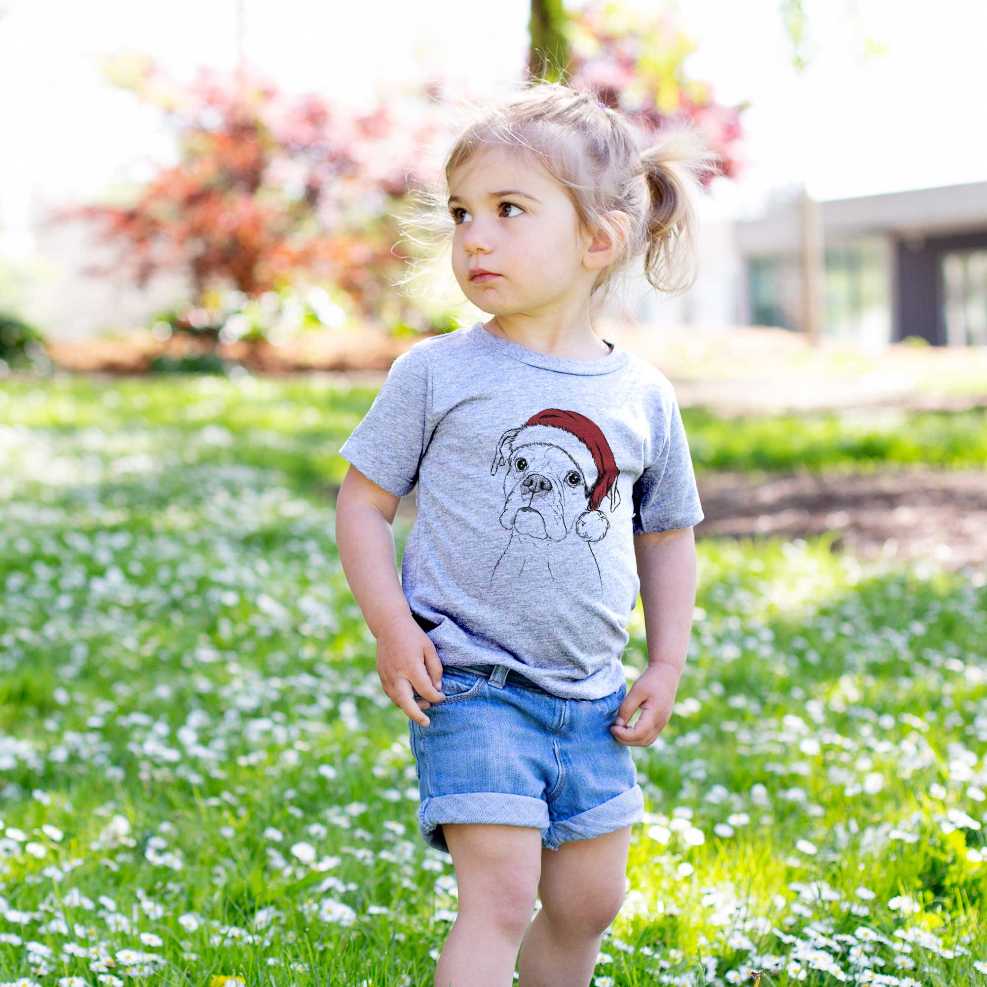 Santa Ellie the Boxer - Kids/Youth/Toddler Shirt