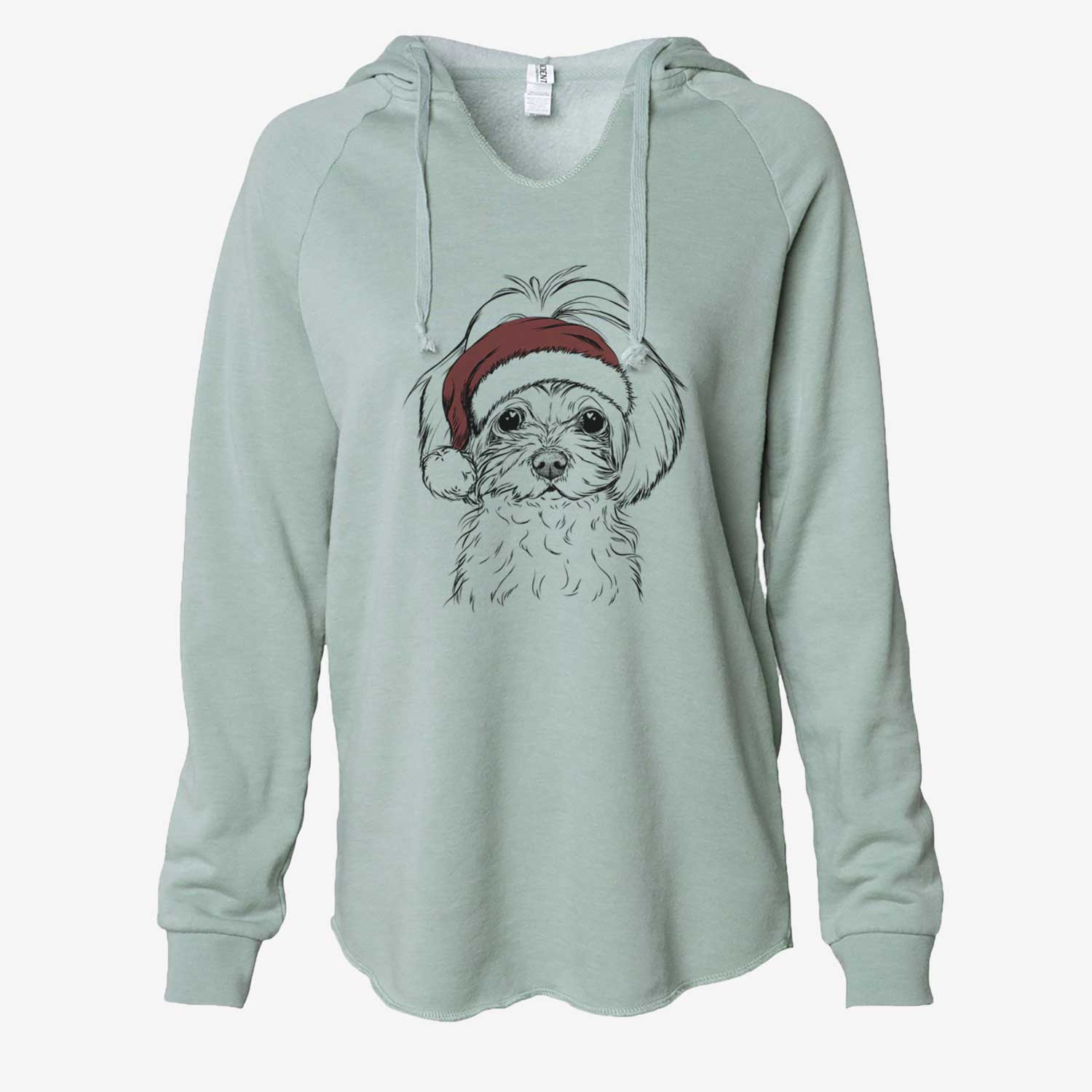 Ellie the Maltese - Cali Wave Hooded Sweatshirt