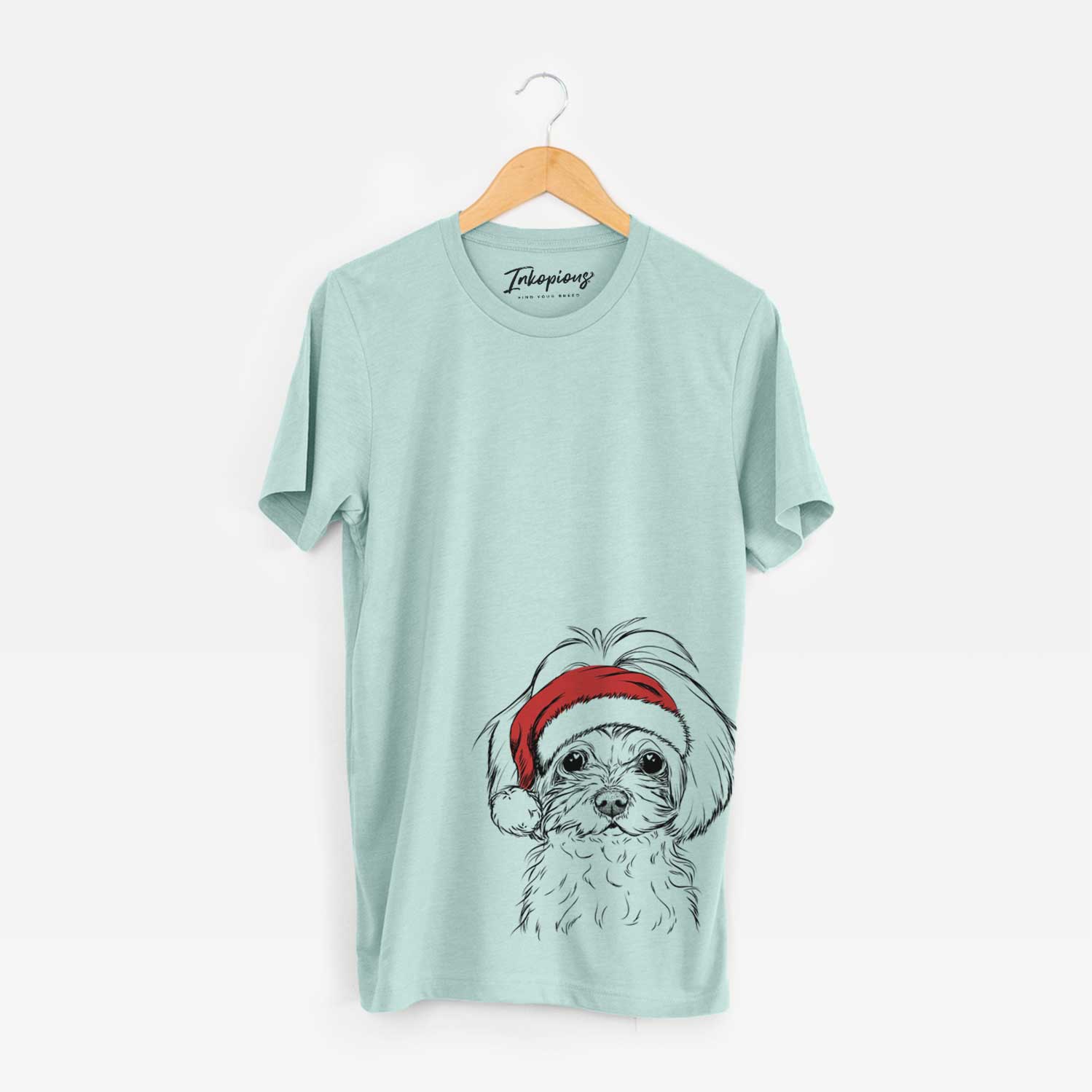 Santa Ellie the Maltese - Unisex Crewneck