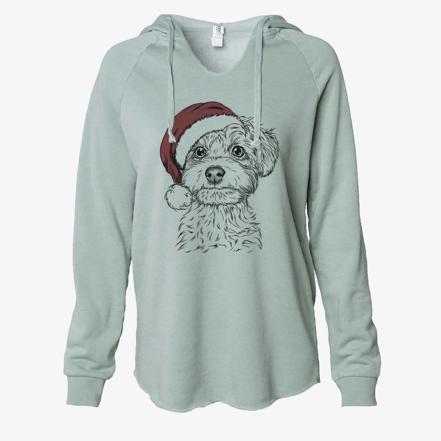 Elliott the Yorkiepoo - Cali Wave Hooded Sweatshirt