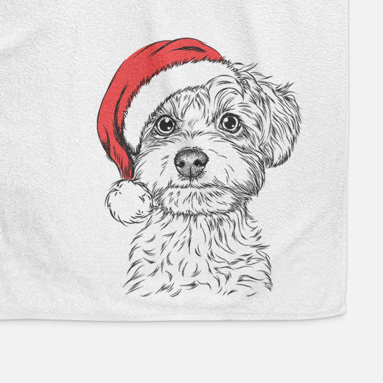 Elliott the Yorkiepoo Decorative Hand Towel