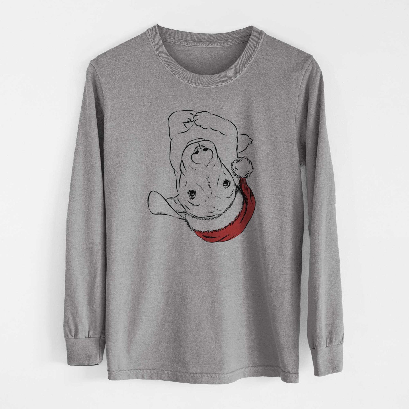 Santa Eloise the Mixed Breed - Heavyweight 100% Cotton Long Sleeve