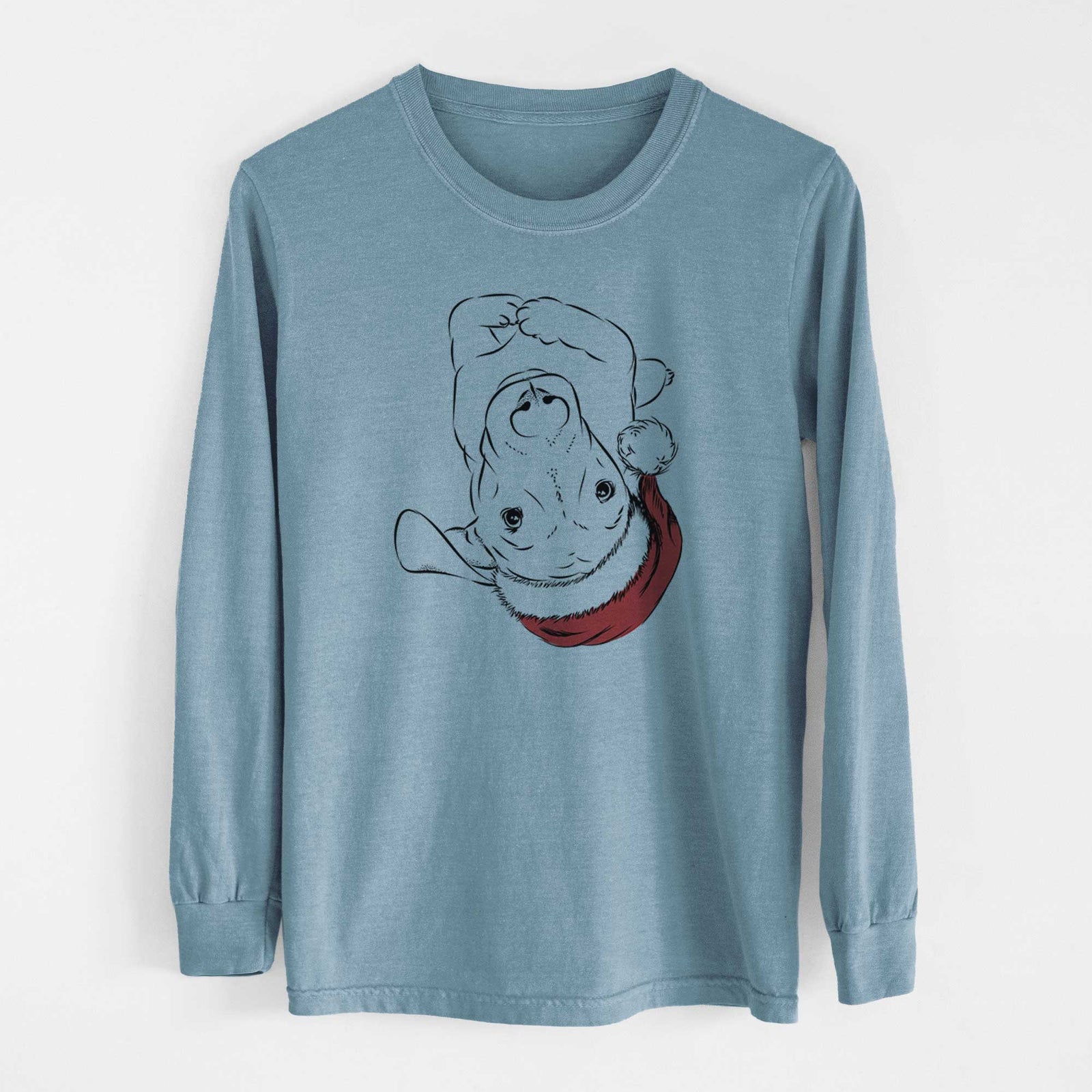 Santa Eloise the Mixed Breed - Heavyweight 100% Cotton Long Sleeve