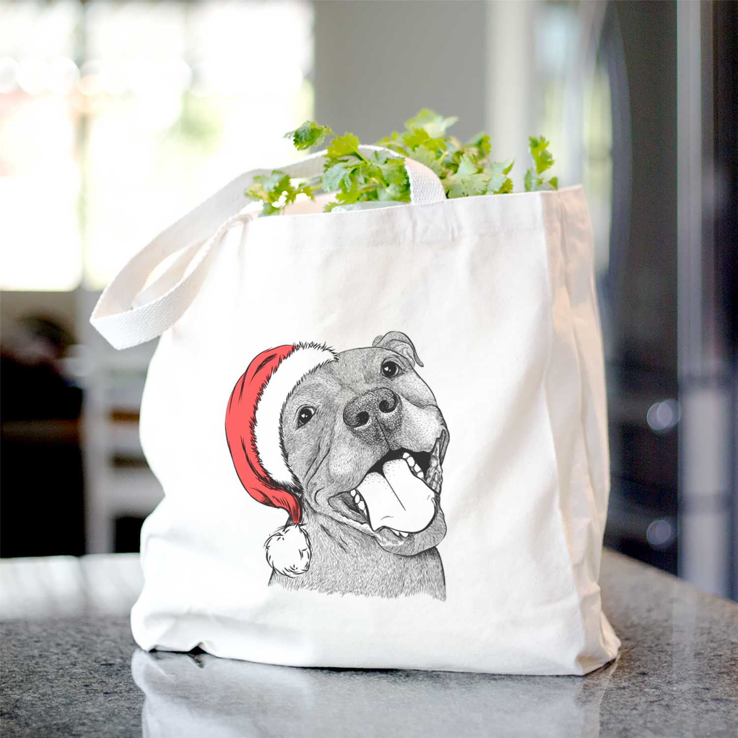 Eloise the Pitbull Mix - Tote Bag