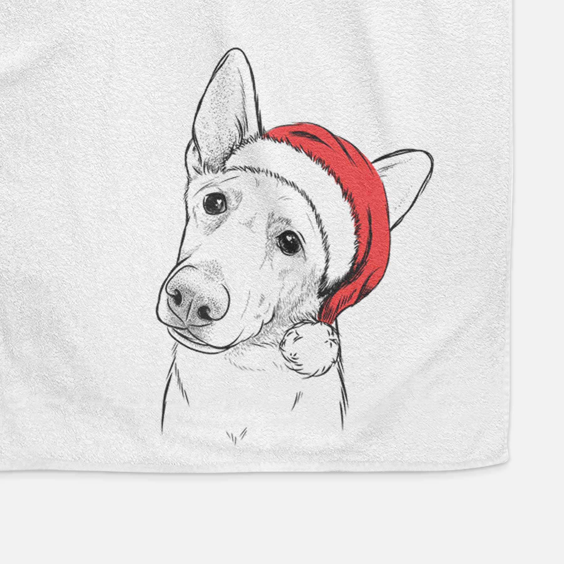 Elsa the German Shepherd Decorative Hand Towel