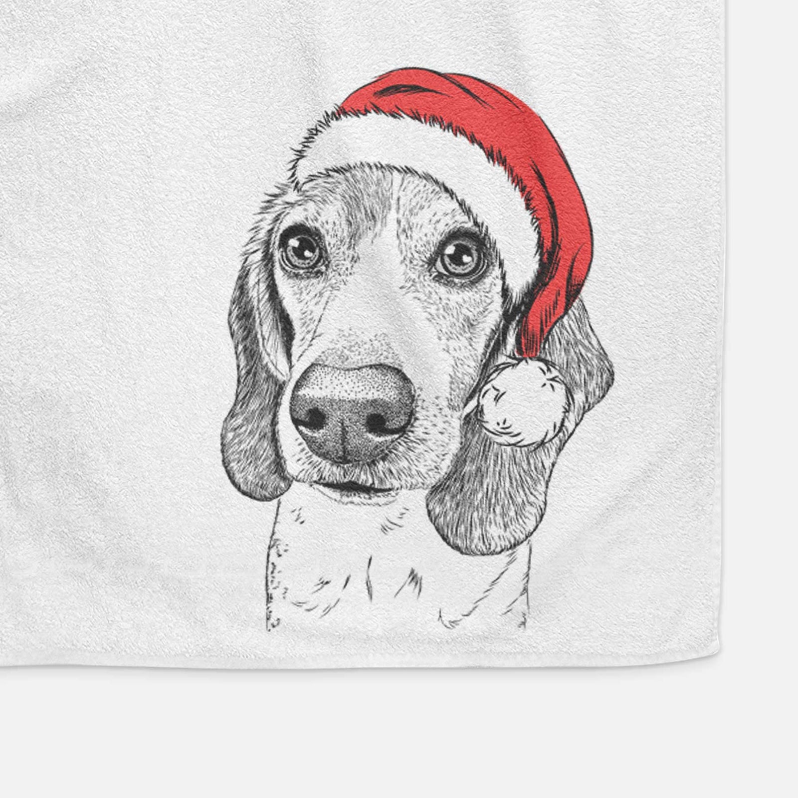 Elvis the Bluetick Beagle Decorative Hand Towel