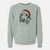 Santa Elvis the Bluetick Beagle - Unisex Pigment Dyed Crew Sweatshirt