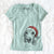 Santa Elvis the Bluetick Beagle - Women's V-neck Shirt