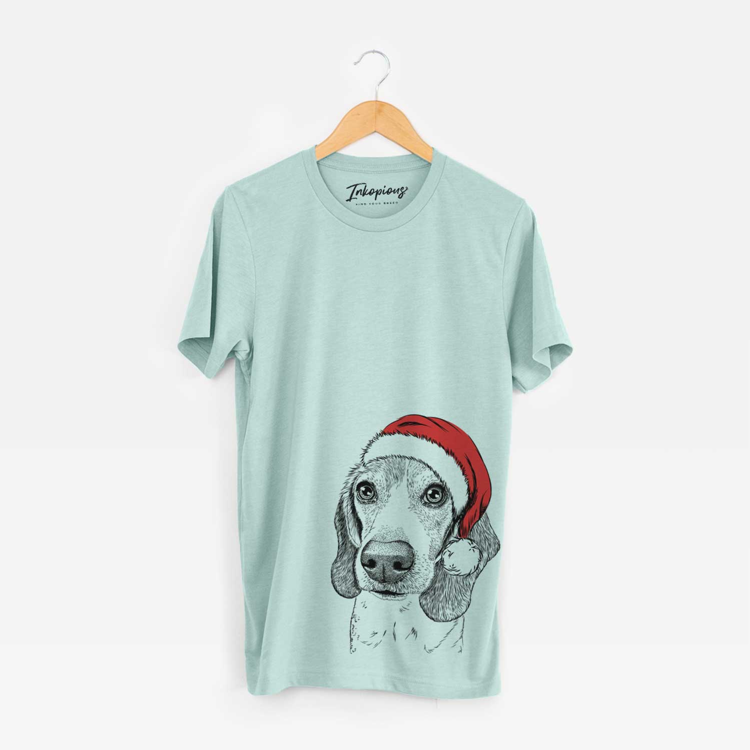 Santa Elvis the Bluetick Beagle - Unisex Crewneck