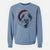 Santa Elwood the Border Collie - Unisex Pigment Dyed Crew Sweatshirt