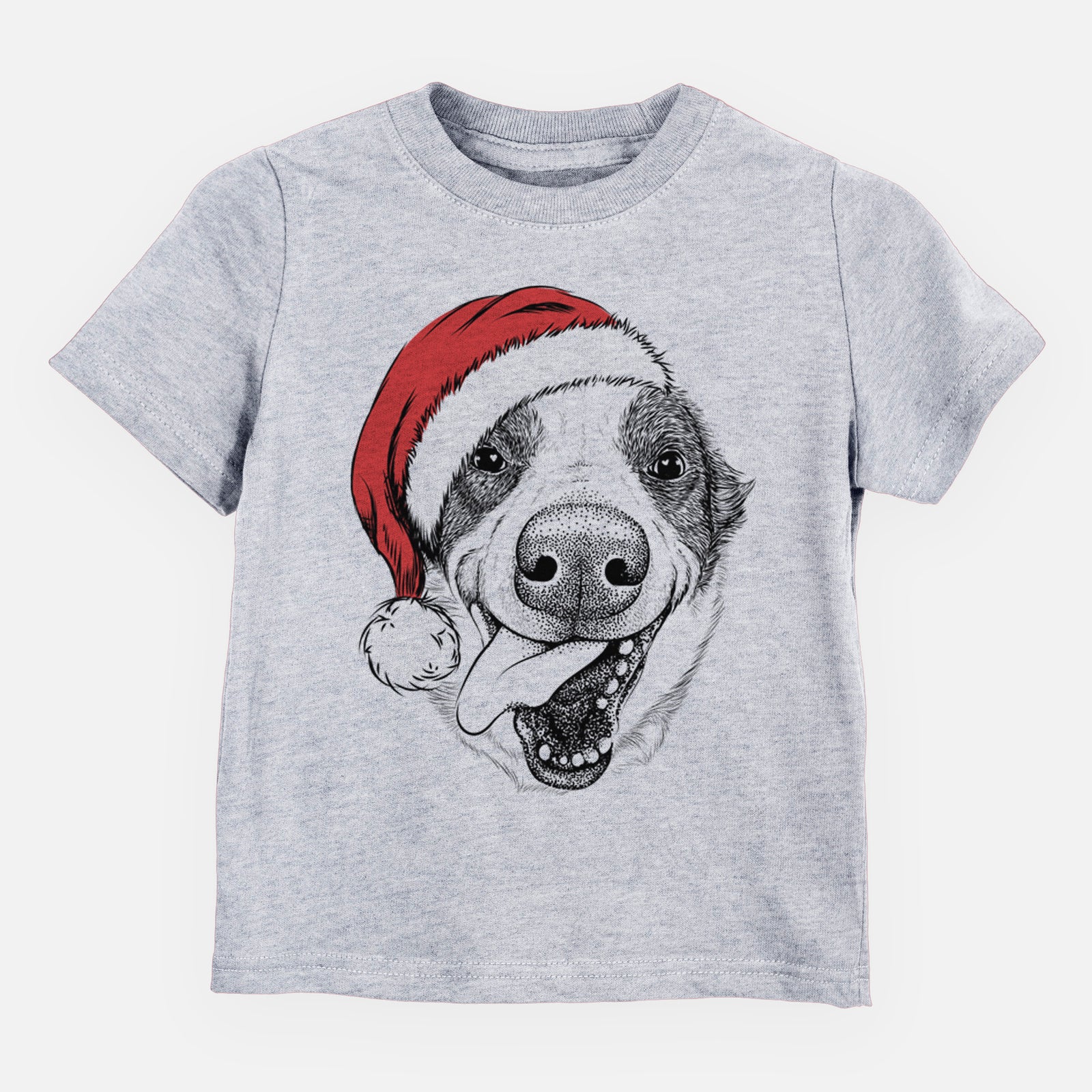 Santa Elwood the Border Collie - Kids/Youth/Toddler Shirt