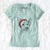 Santa Ember the Shepherd Mix - Women's V-neck Shirt