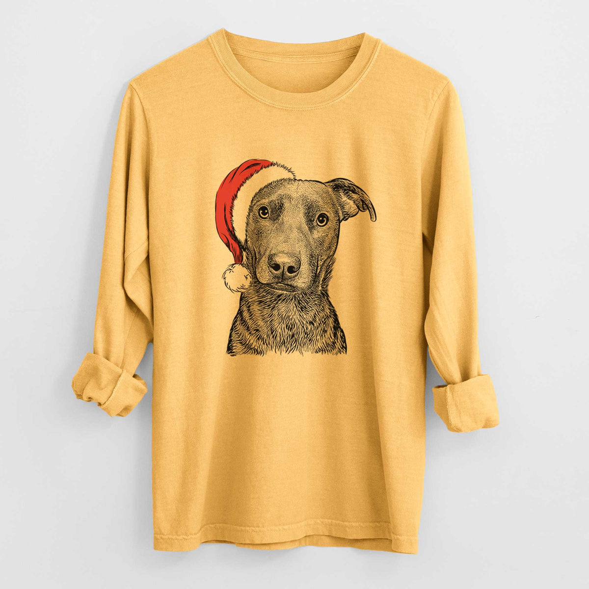 Santa Embyr the Mixed Breed - Heavyweight 100% Cotton Long Sleeve