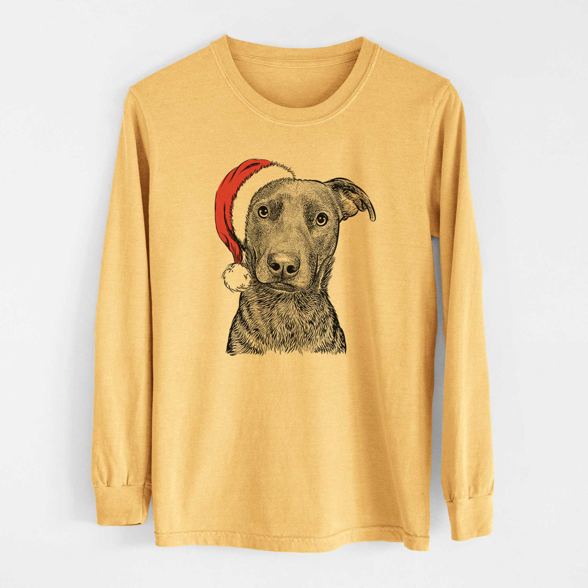 Santa Embyr the Mixed Breed - Heavyweight 100% Cotton Long Sleeve